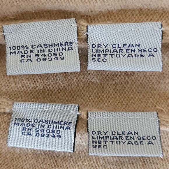 ANNE KLEIN New York cashmere twin sweater set cardigan tank in honey Size 2X NEW - Picture 8 of 9